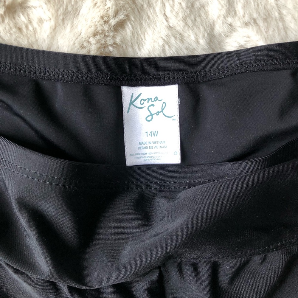 Kona Sol ALL SPORT HIGH WAIST SHORTS IN BLACK 14W size - Picture 3 of 8